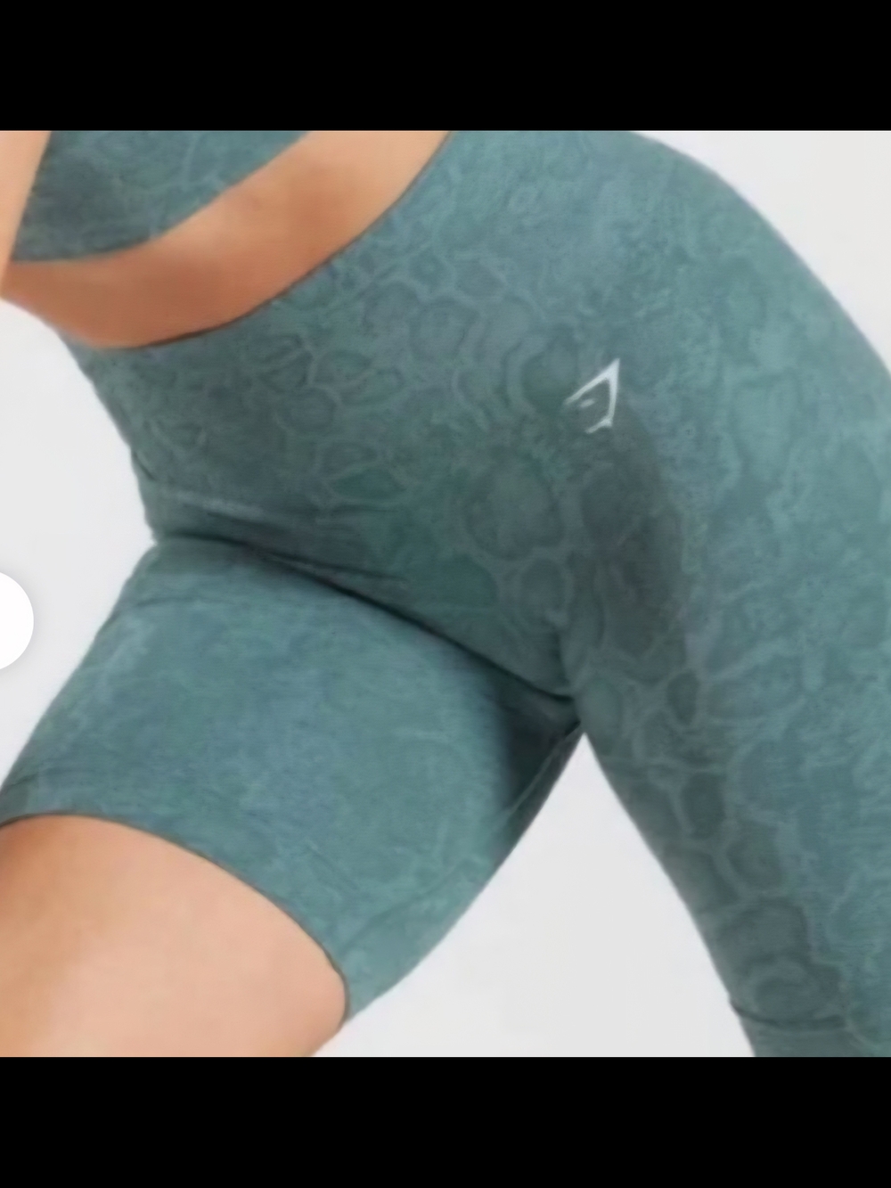 Gymshark Seamless Teal Green High-Waist Bike Shorts